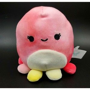 Squishmallow 5" ORZELLA OCTOPUS KellyToy Mini Plush Toy Stuffed Animal Pink Soft